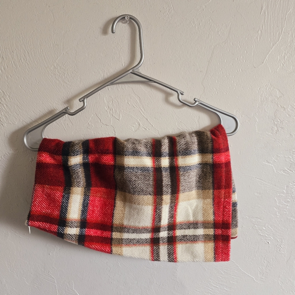 Plaid Red and Brown Women's Skirt